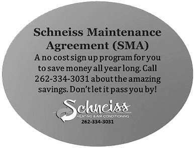 Schneiss Heating & Air Conditioning deal West Bend WI
